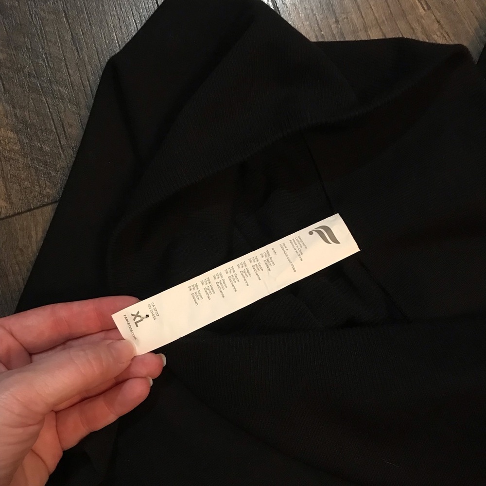 Black Ribbed Flares Fabletics - Picture 3 of 3